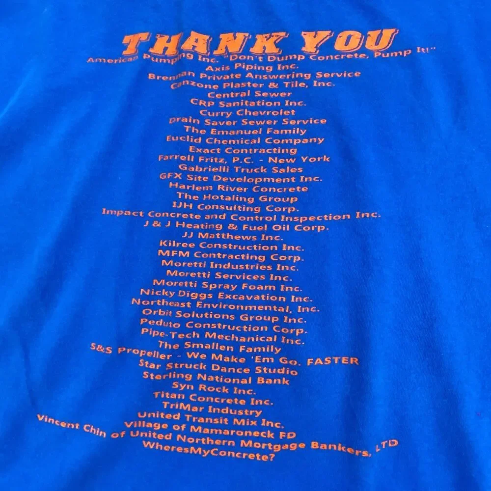Gildan Mens 2XL Graphic T-Shirt Royal Blue Friends of Kylie Ballpark Event Tee